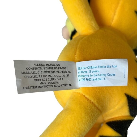 Nanco Paws Garfield Cat Plush Vintage Standing Stuffed Animal with Original Tags - Picture 14 of 14